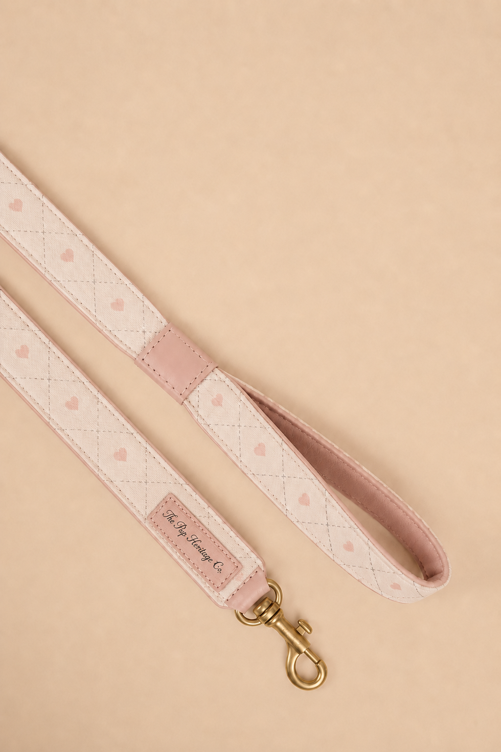 The Blush Gingham Leash