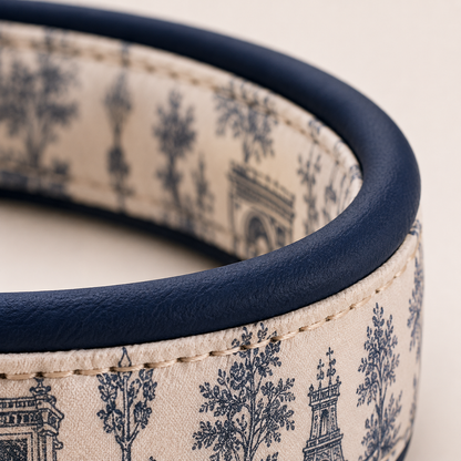 Paris Dog Collar - Paris Toile