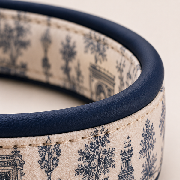 Paris Dog Collar - Paris Toile