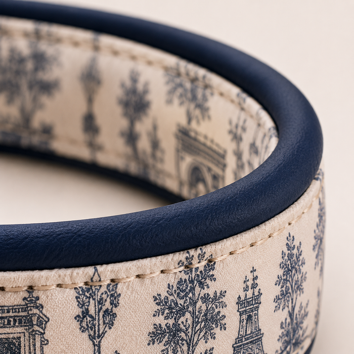 Paris Dog Collar - Paris Toile