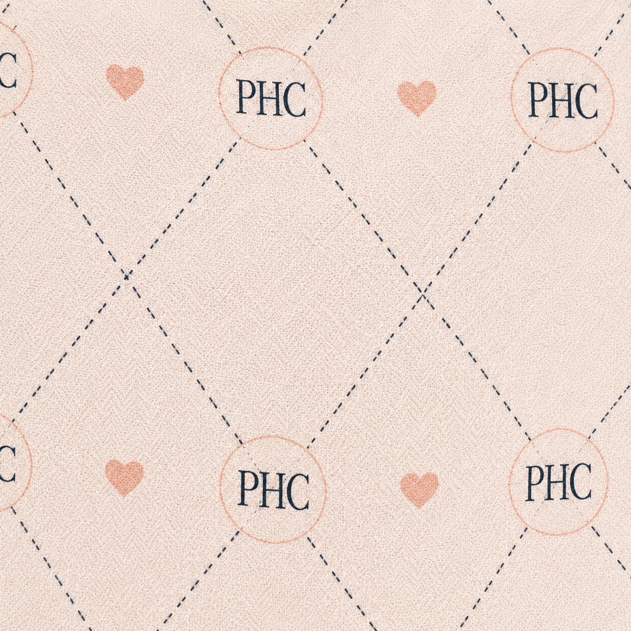 Paris Dog Bandana - Monogram Hearts