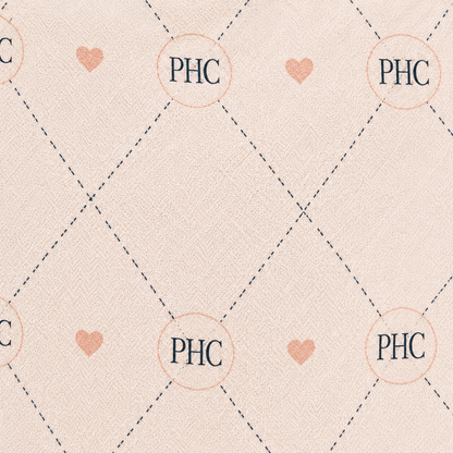 Paris Dog Bandana - Monogram Hearts