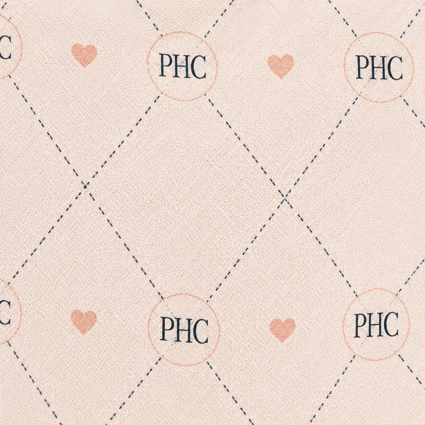 Paris Dog Bandana - Monogram Hearts